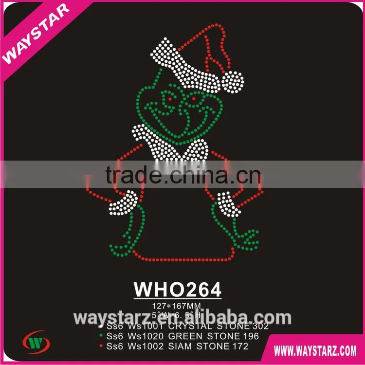 XMAS Rhinestone Iron On Transfers