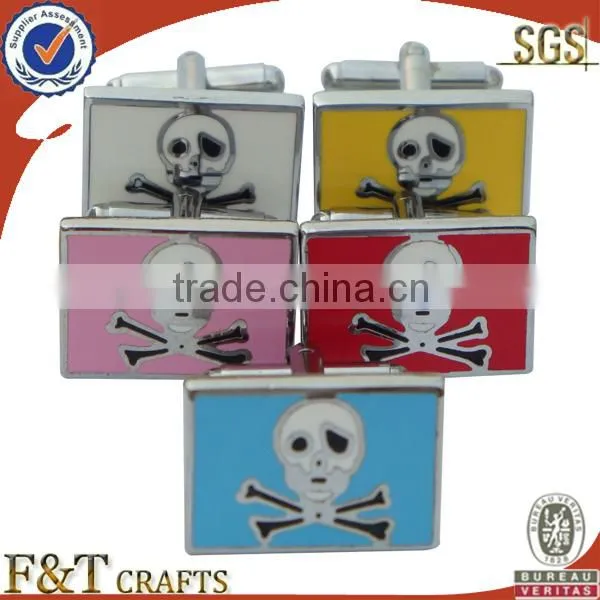 High quality plating pearl nickle zinc alloy 3D metal cufflink/cufflink shirts/cufflink manufacturer