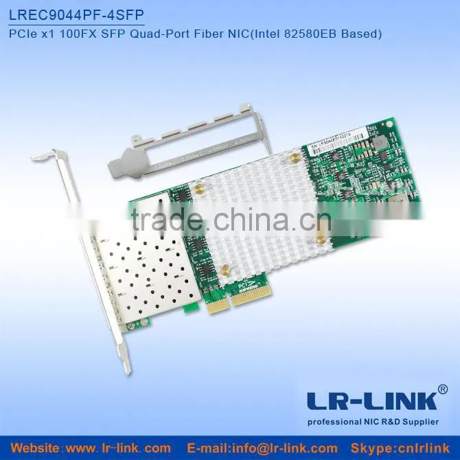 PCIe Intel 82574 Chipset PCI Express x1 100Mbps MM SC Port Fiber Optic Fast Ethernet PXE Types of Boot Room PCIe Lan Card