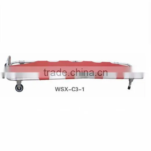 Aluminum alloy Medical & Funeral 2 folding Stretcher