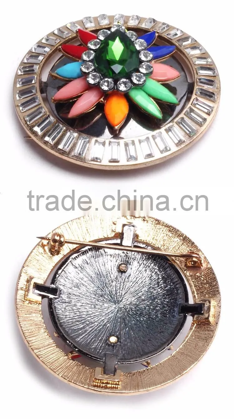 2015 new products garments brooch charm costume jewelry brooch