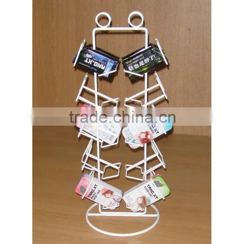 impact metal wire counter candy display rack with good price
