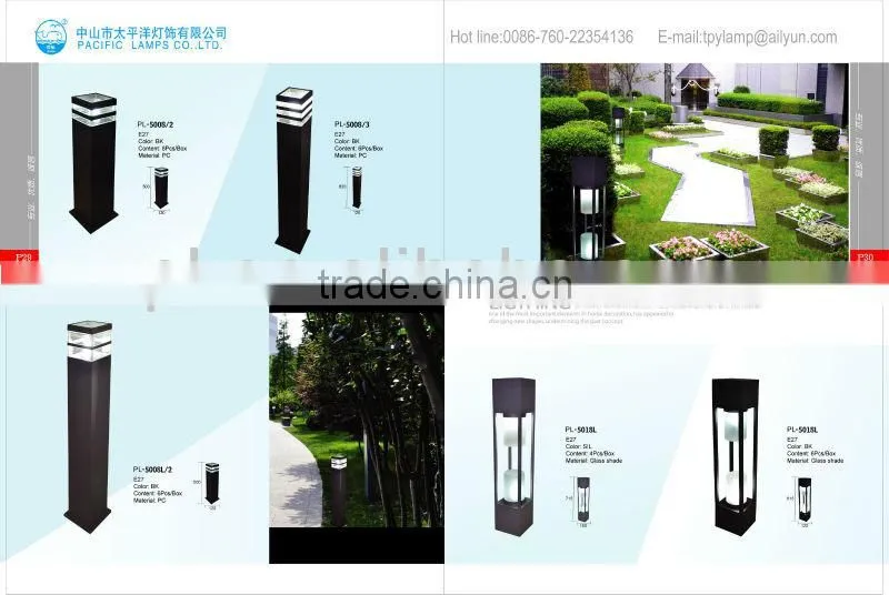 2013 Modern LED Garden Light/LED Lawn Light in Aluminium and PC with red/blue/yellow/green/white