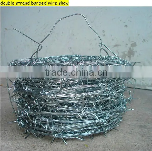 hot-dipped /electric barbed wire /Anping professional factory