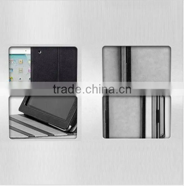 Super-thin Genuine Leather Protective Case With Wake-up Function Compatible For iPad2 (leather case for p1010/leather case)