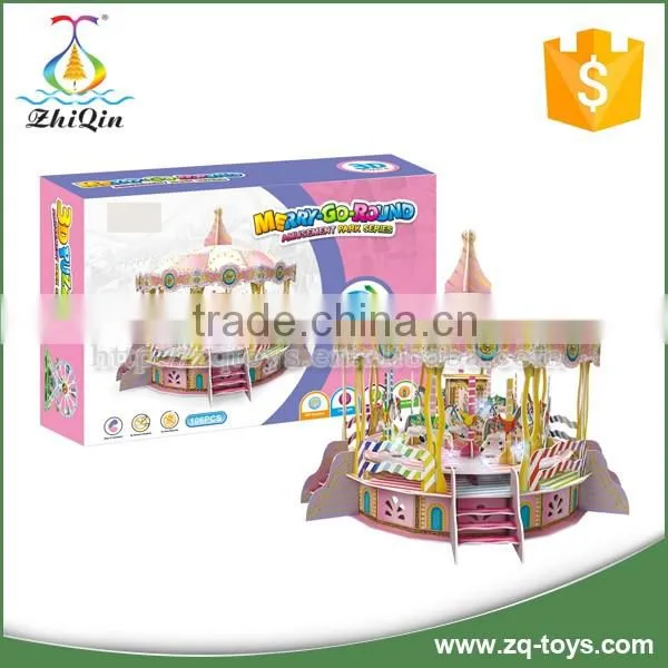 Handmade children 3d jigsaw puzzle game