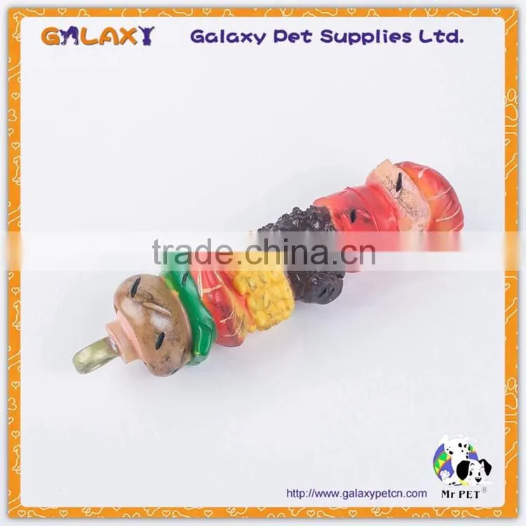 VT4070 Food Themed Vinyl Squeaky Toys Hamburger Hot dog Pizza steak Dog Toys