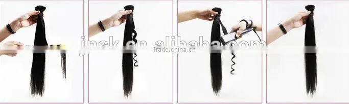 yaki straight hair extension blond color indian human hair