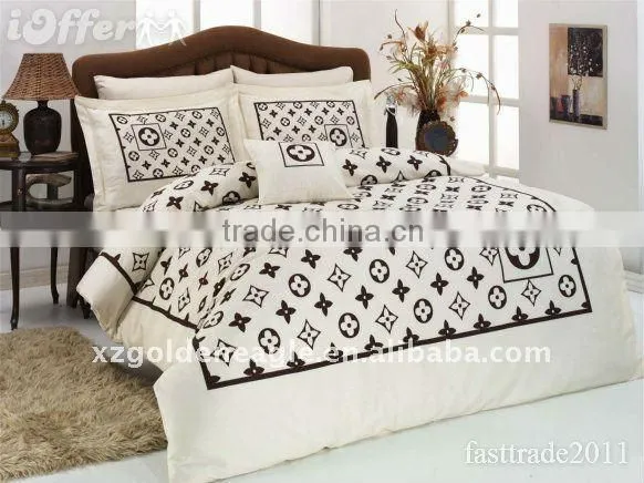 5pcs Full Size Cotton Printed Sheet Set