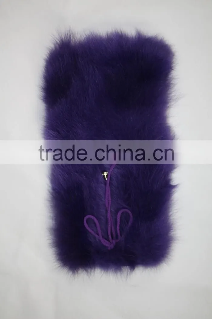 Creative Design Gorgeous Style Fox Fur Leg Warmers High Knee Fur Socks Boots Sleeves