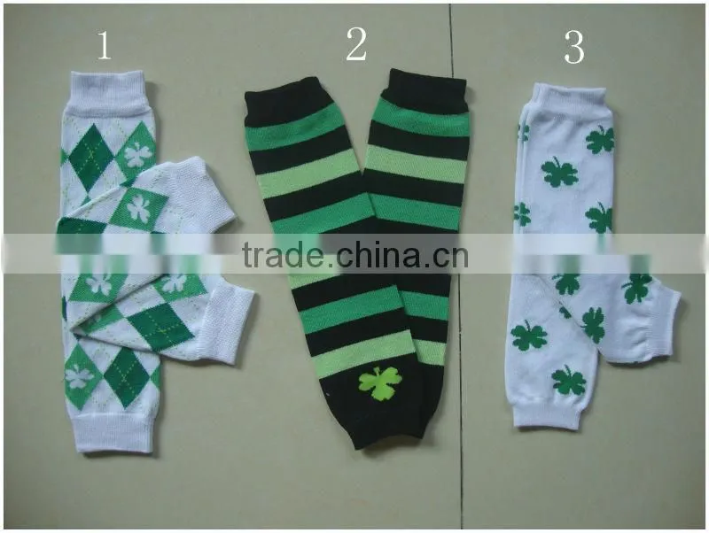 2013 LONG SLEEVE Saint Patrick's Day Pettiskirt in Set with Cotton Top for Infant &Toddler Girls