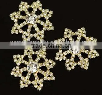 New Design Fashion Gold Tone Cat Eye Crystal Shank Button RNK170J