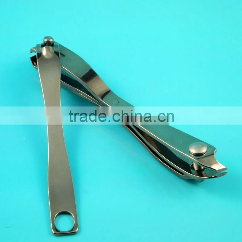 Two sides long handle multi function nail clipper