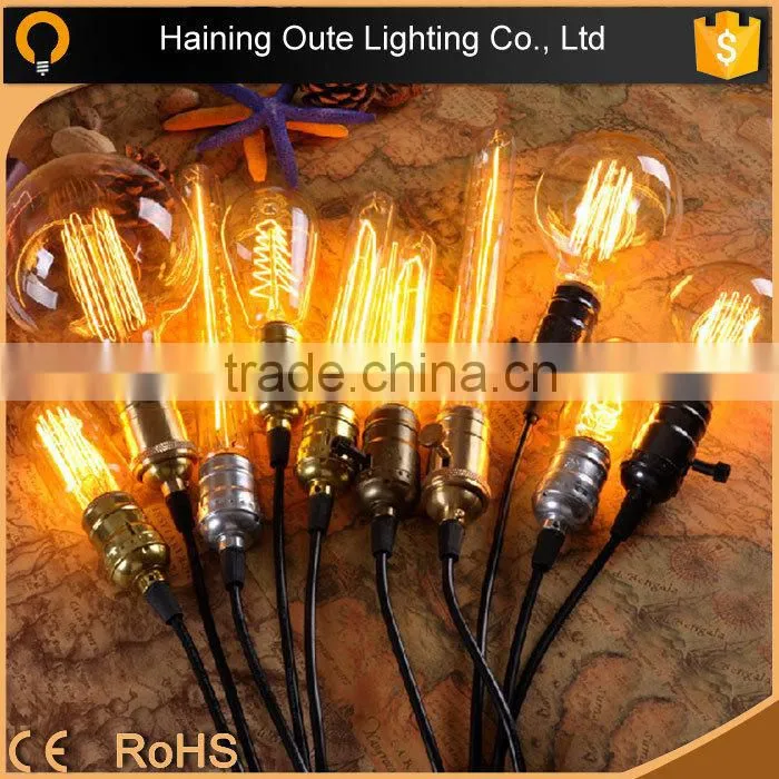 LED EDISON BULB: Wholesale led filament bulb light, E27/E14/B22 dimmable filament led bulb,decorative filament light bulbs