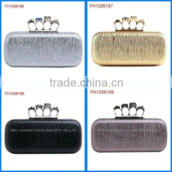 2013 Ladies handbag Evening bag Rabbit hair decoretion/replica handbag