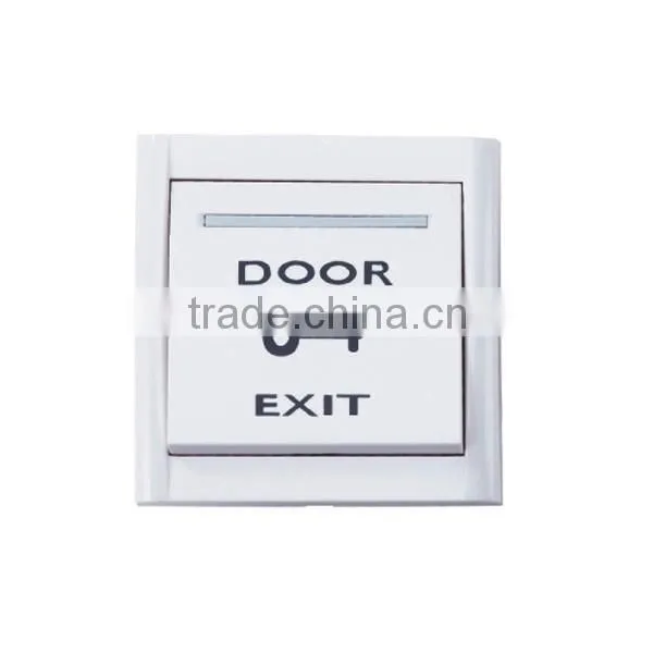 Fireproof plastic electric exit push button with signal output