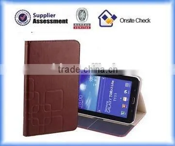 Slim Embossing Leather Case Engraved Leather Tablet Case for Samsung Galaxy Tab A 7.0
