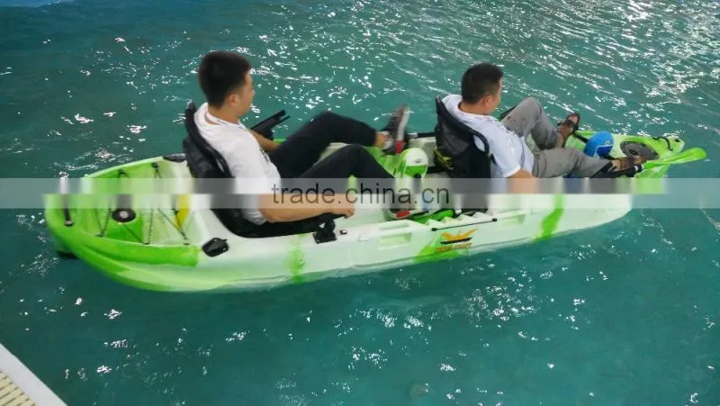 double pedal drive kayak with propeller high quality fast speed easy to control