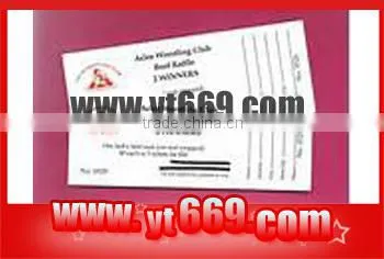 Anti-counterfeiting label/Scratch off sticker with running number