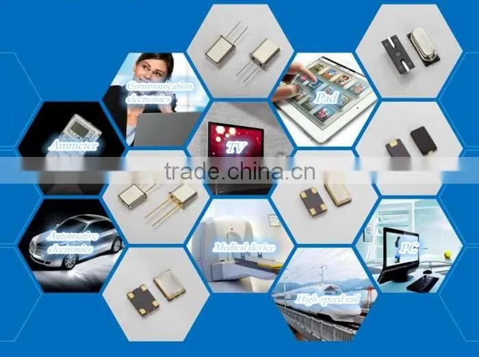 kinds of quartz crystal resonators and oscillators SMD frequency control and selection components