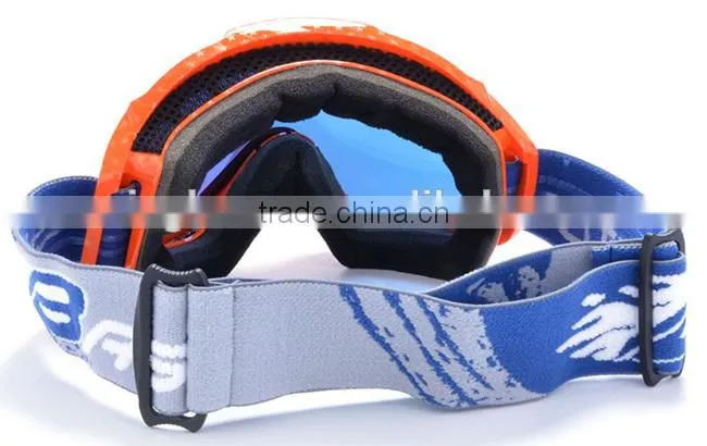 High quality TPU frames snow goggles with dual PC lens