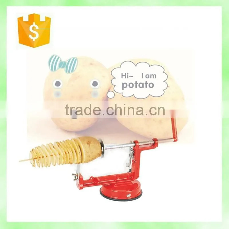 2016 wholesale manual spiral vegetable & potato slicer