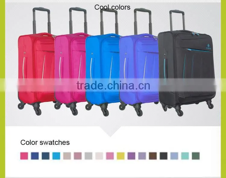 HIGH quality universal wheels Hot sale oxford luggage wholesale 2016