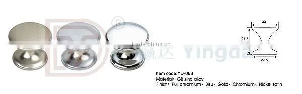Zinc Alloy Flat Knobs and Handles