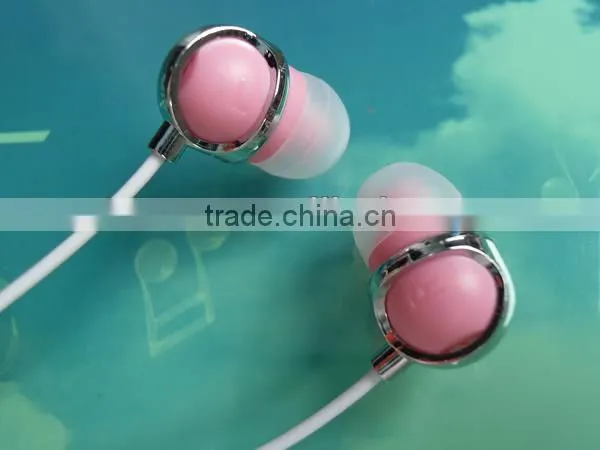 Colorful silicon cushion earphone design high quality
