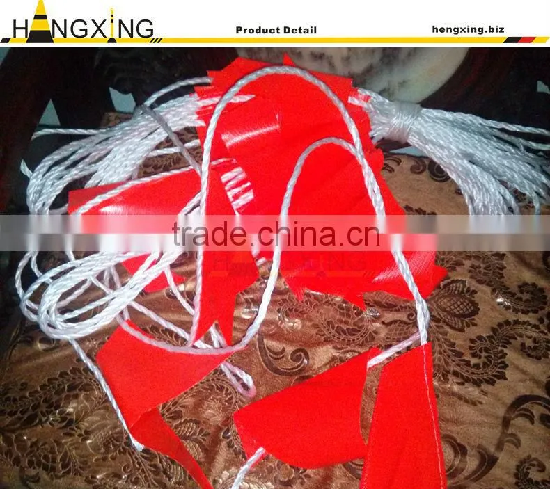 WB03C outdoor advertising fluorescence color warning flag safety band