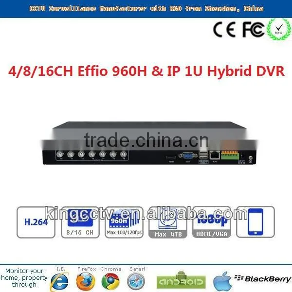 16CH Hybrid DVR hd dvr watch driver download