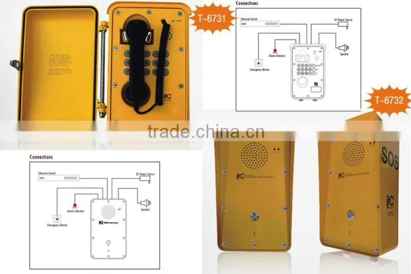 IP based audio Weatherproof IP66 explosion proof intercom