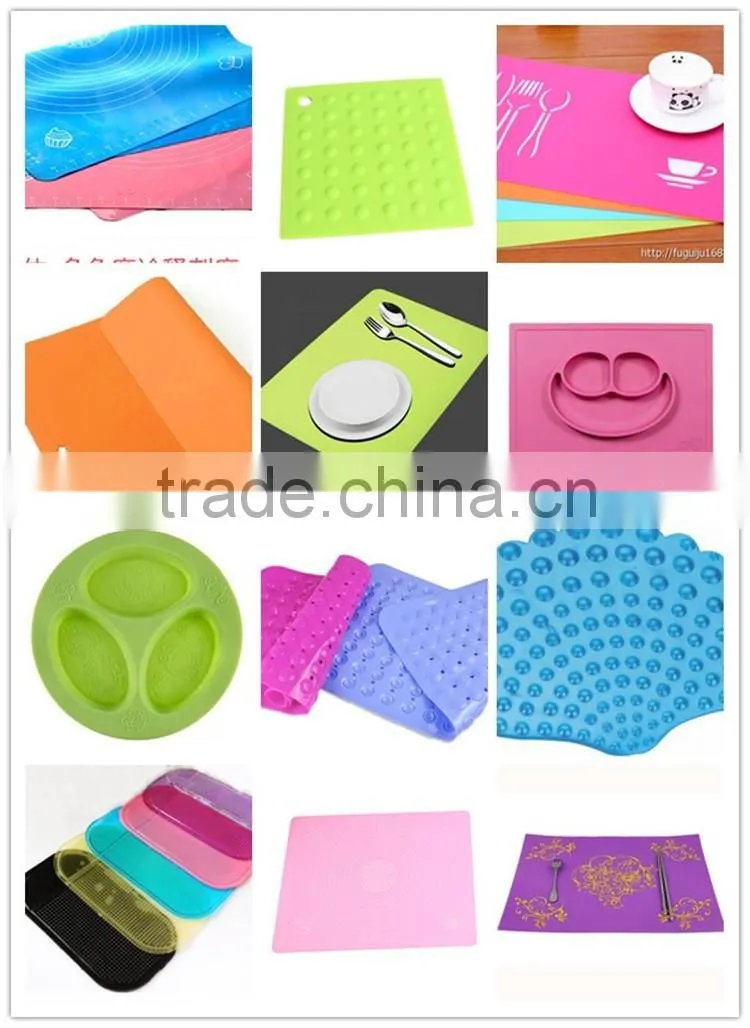 100% food grade cup mat silicone mat and pads