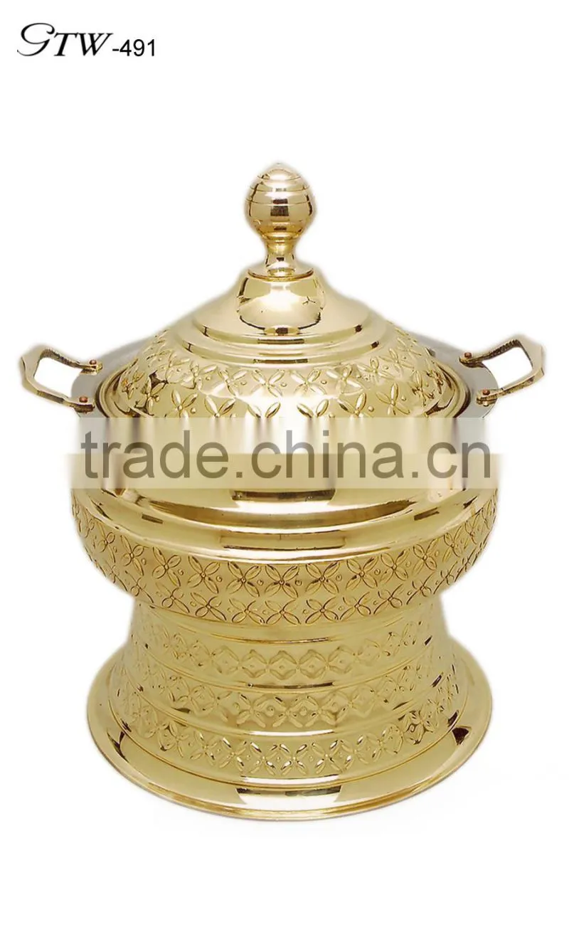 wholesale stainless steel 2 tiers chaffing dish buffet food warmer