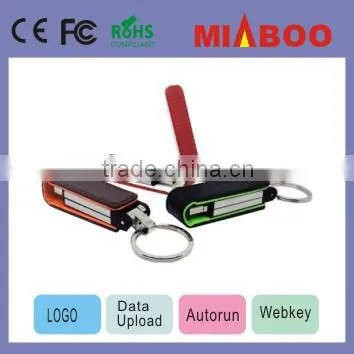 New Fashionable leather usb 2.0 flash pen drive, Customize Logo leather 2gb usb,promotion usb pen drive