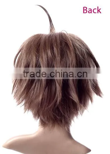 Wholesale js and company cheap hair wig synthetic bob brown free wig catalogs