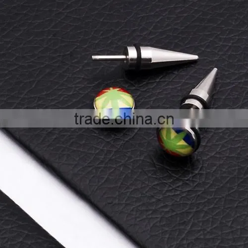 New Arrival Stainless Steel Colorful Crystal Body Piercing Jewelry