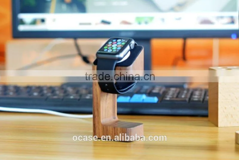 Real wooden stand For Apple Watch Charging Stand From China Supplier.