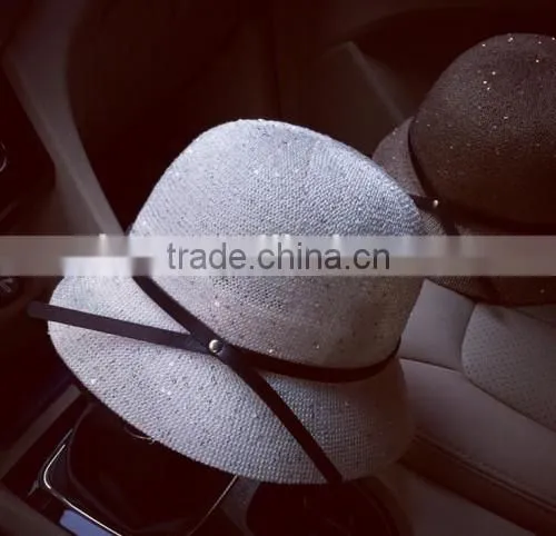 2016 high quality ladies summer knitted hat original factory direct cheaper terry towel bucket hat