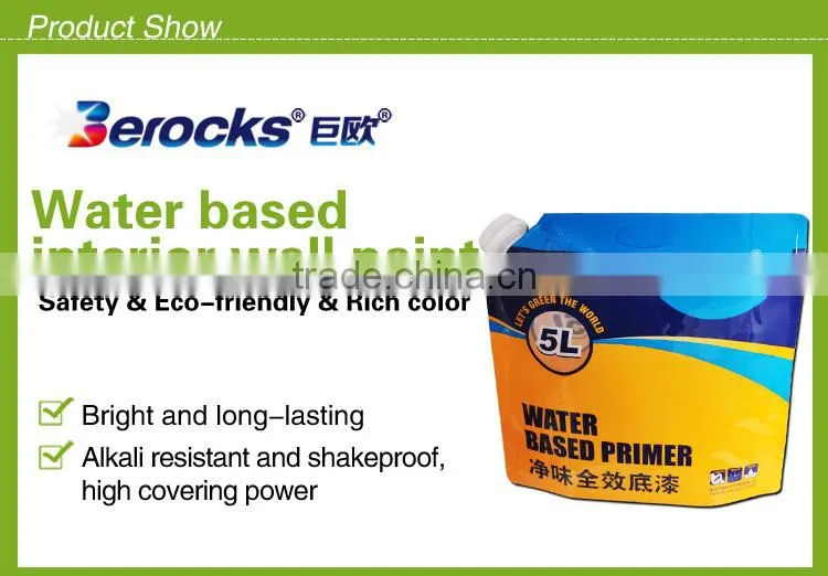 emulsion paint/ anti-yellowing waterproof interior wall paint for subtropical climate/warm and humid climate