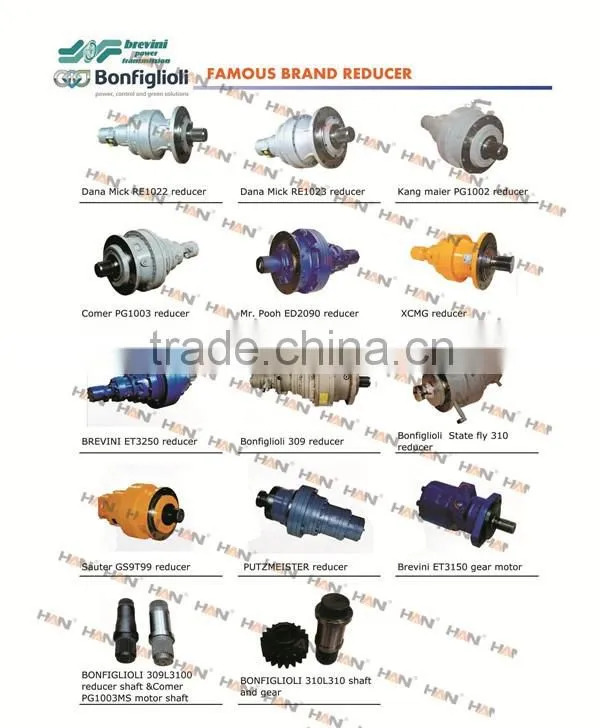 Kang maier PG1002 reducer Concrete Pump spare parts for Putzmeister JUNJIN Schwing stetter