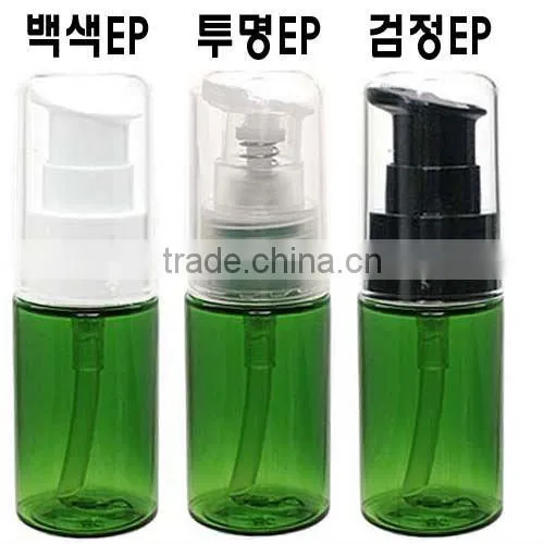 Treatment pump PET Bottle 20ml Green Clear