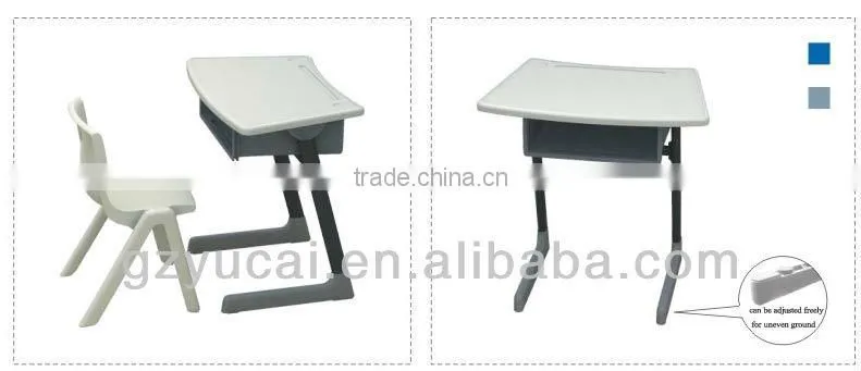 Adjustable children folding desk and chair