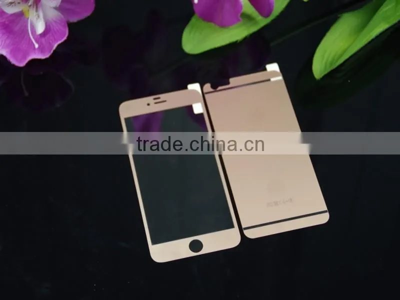 frosted matt colored glass tempered glass screen protector for iphone 6 and 6 plus