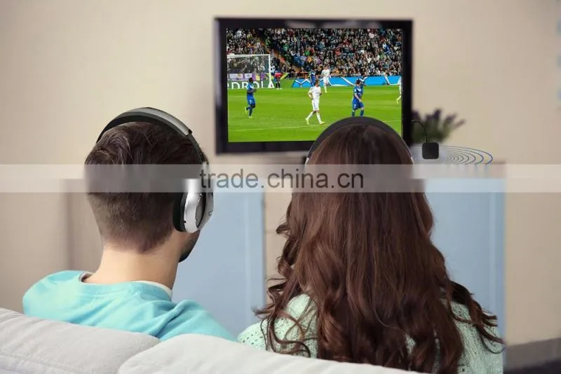 Wireless 2 in 1 transceiver bluetooth audio transmitter receiver for TV,headphone,speaker