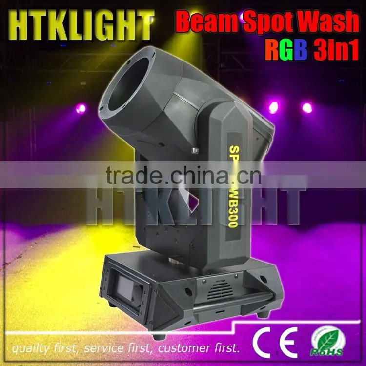 15r 3 in1 spot wash beam 300 moving head