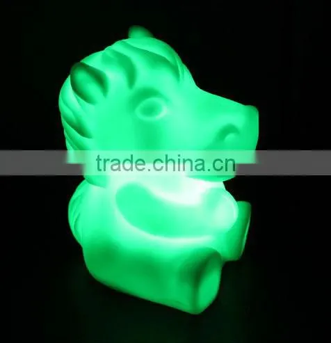 LED night light, colorful horse night light
