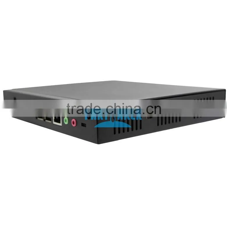 4G RAM 512G SSD Mini Desktop PC Case with Fan 1.7Ghz CPU RJ45 HD VGA COM Wifi Support