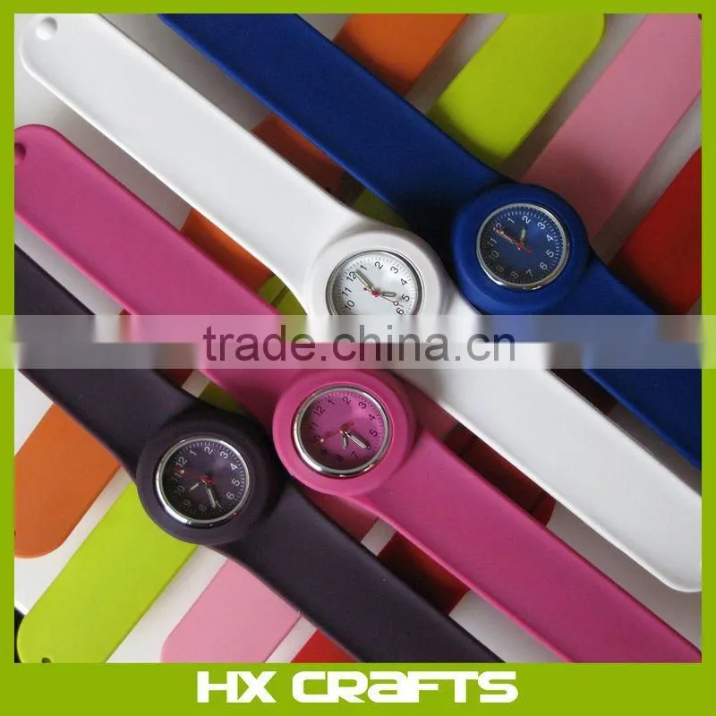 Slap on Silicone Watch Quartz Sports Watch Kid Woman Man Unisex Fashion Silicone Slap Watch