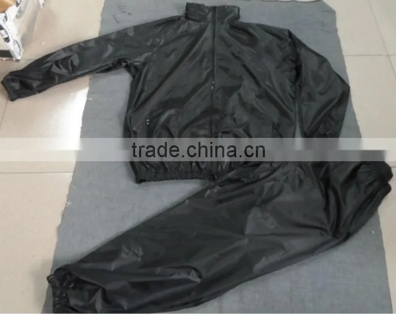 Fitness polyester/pvc Sauna Suit